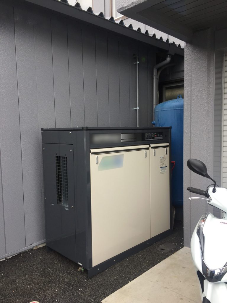 コンプレッサーの工場騒音対策事例