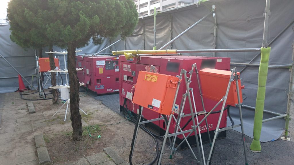 西日本豪雨　避難所への設置支援